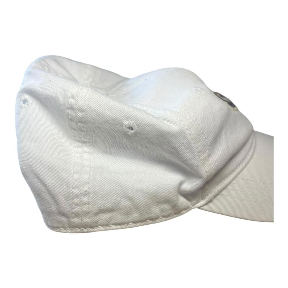 MONCLER cap BASEBALL Baseball hat with logo patch white cotton mens - Picture 5 of 8